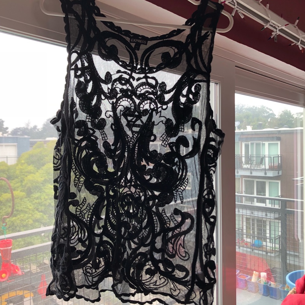 Express lace top